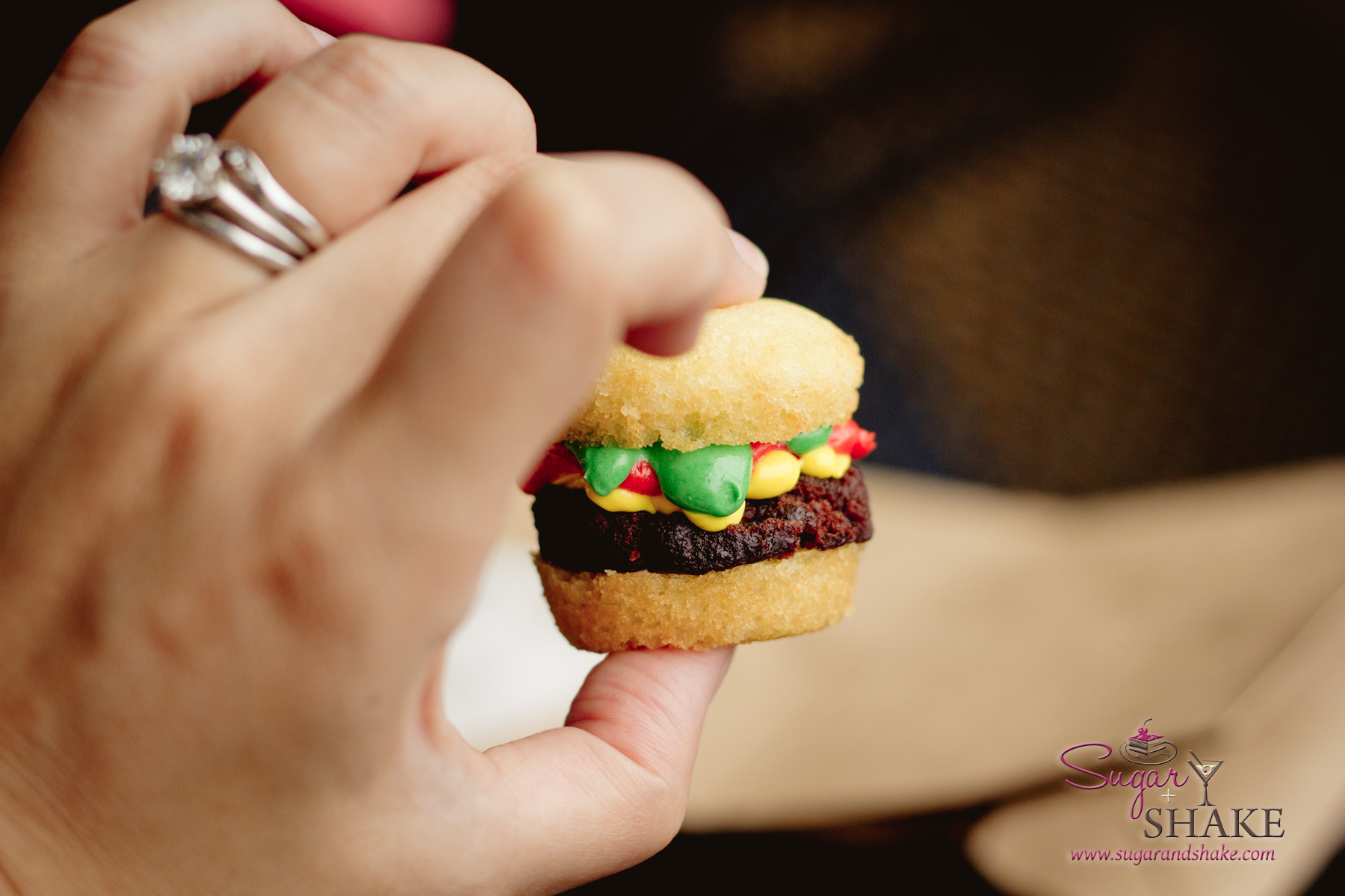 Is it a cupcake? Is it a burger? It’s both! It’s the most adorable hamburger in Hilo, found at Short N Sweet Bakery. © 2012 Sugar + Shake