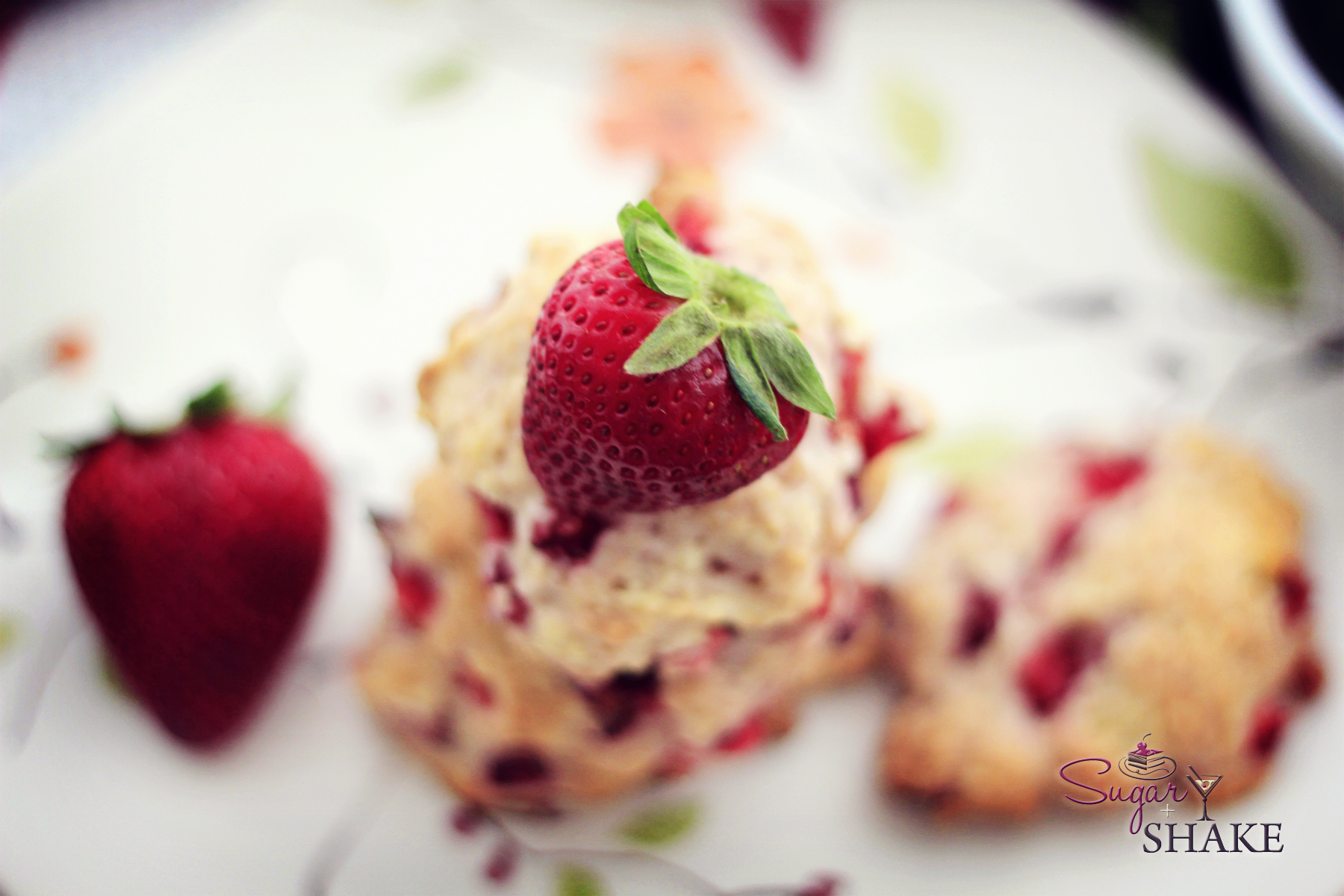 Strawberry Shortcake Cookies. © Sugar + Shake